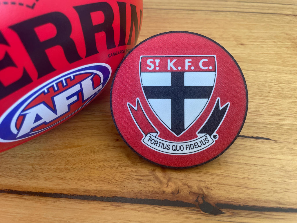 St Kilda Saints 3D Printed AFL Coasters – Logo Design